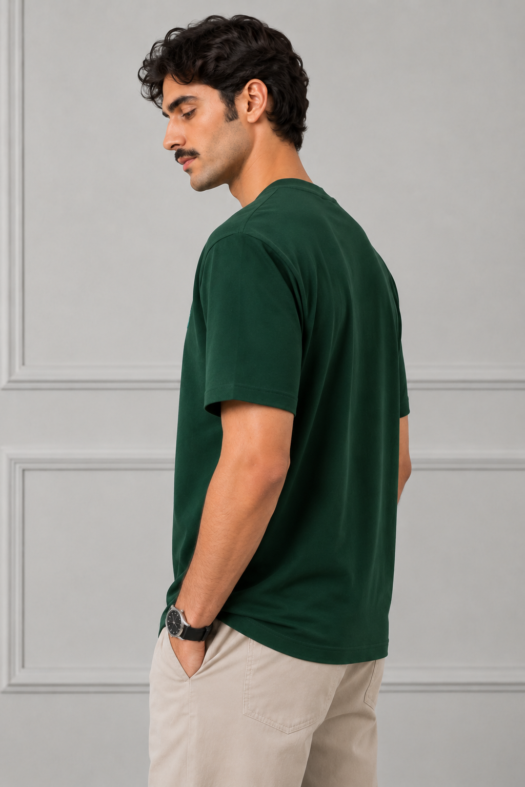 Essential Dark Green Oversized Tee