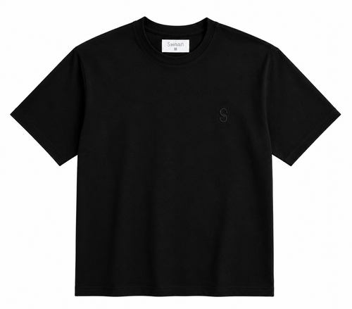 Essential Black Oversized Tee