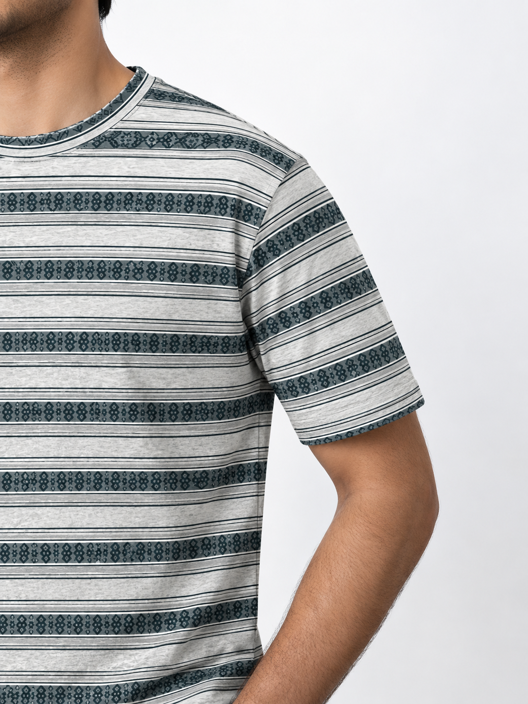 Heritage Stripe Crew Neck T-Shirt