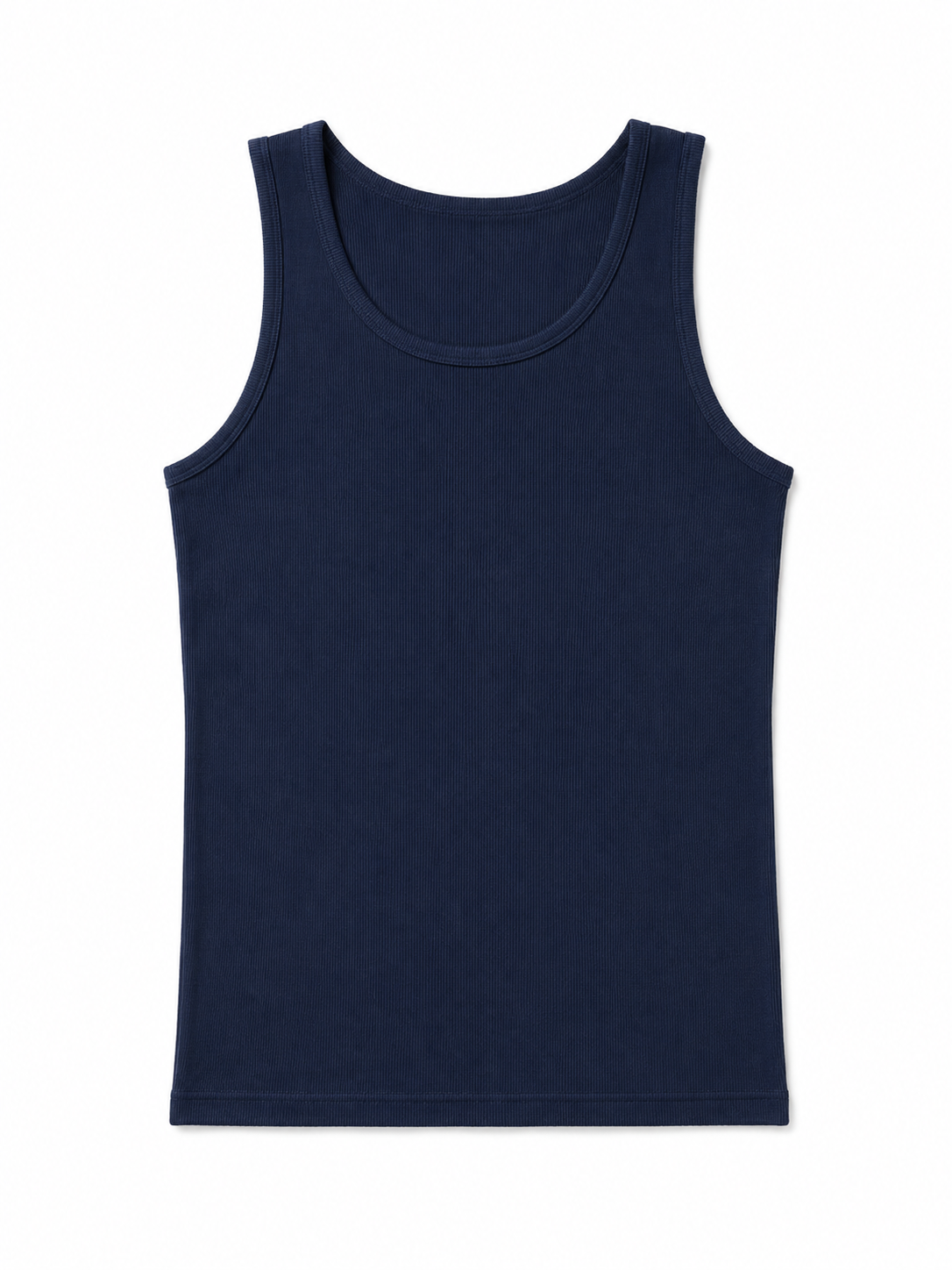 Men’s Ribbed Tank Top - Navy