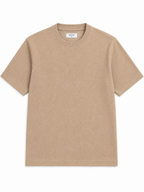 Signature Popcorn Desert Sand Knit Tee