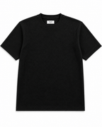 Signature Popcorn Black Knit Tee