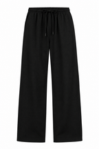 Men’s Black Relaxed Fit Micro Drawstring Trouser