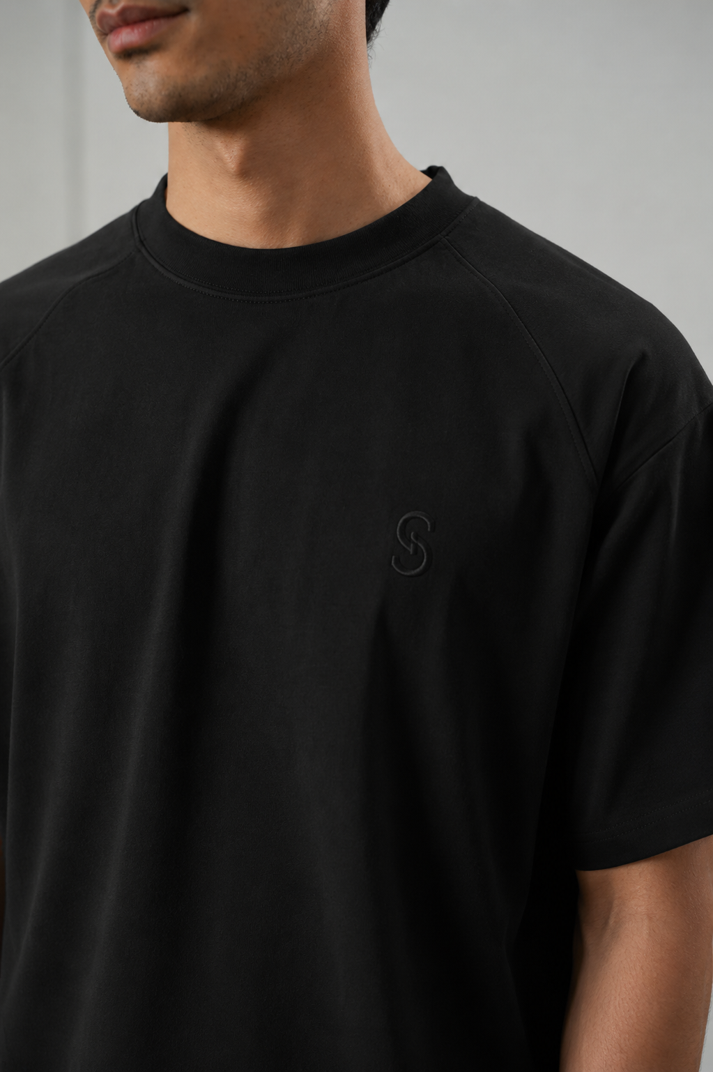 Essential Black Oversized Tee