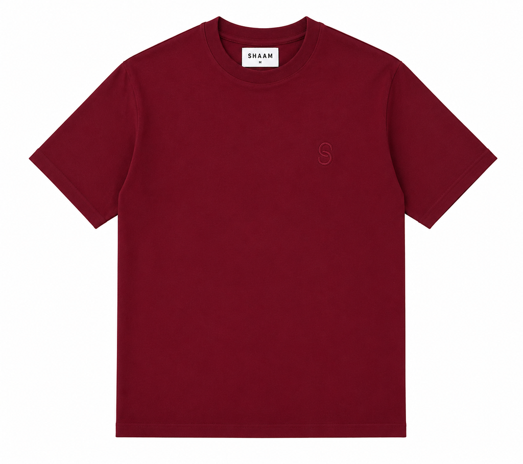 Essential Maroon Oversized Tee
