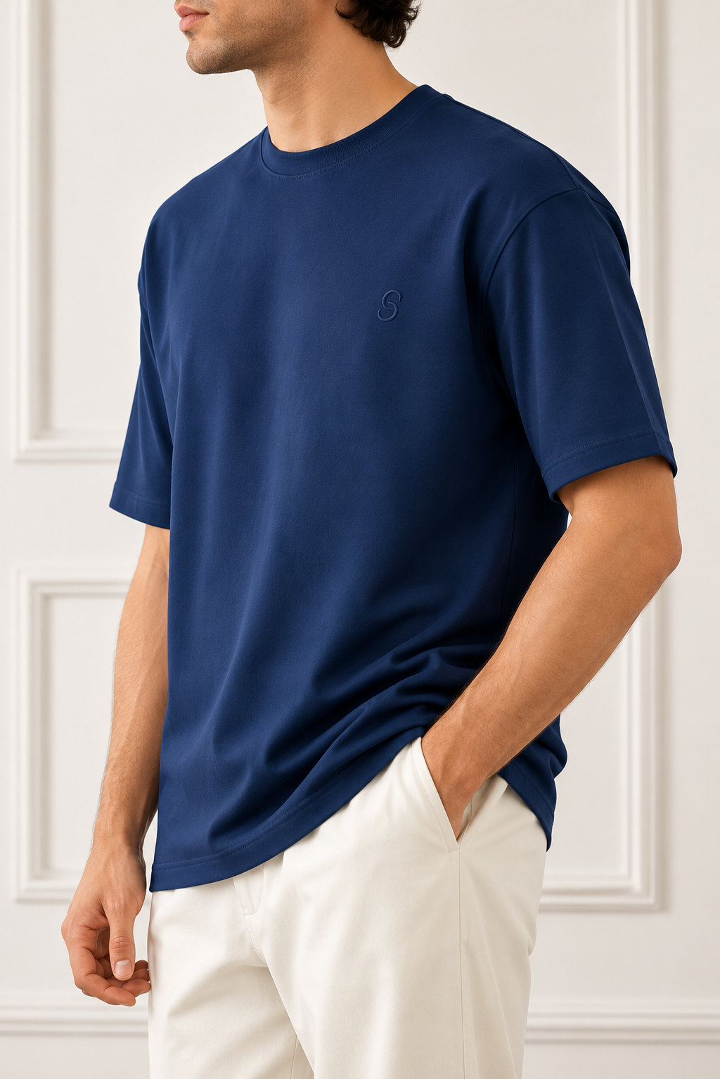 Essential Blue Oversized Tee