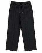 Micro Knit Oversized Trouser – Black