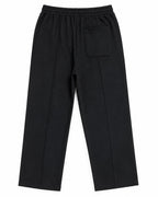 Micro Knit Oversized Trouser – Black