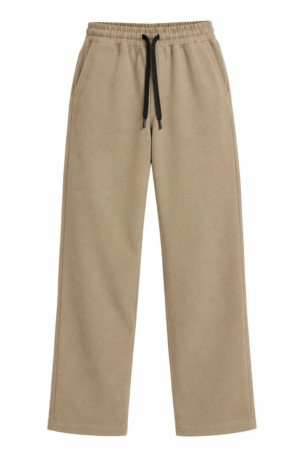 HUMUS Relaxed Fit Textured Wide-Leg Sweatpants