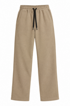 HUMUS Relaxed Fit Textured Wide-Leg Sweatpants