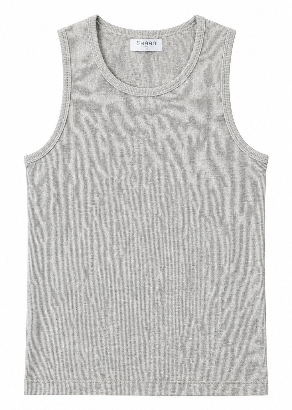 Men’s Ribbed Tank Top - Gray