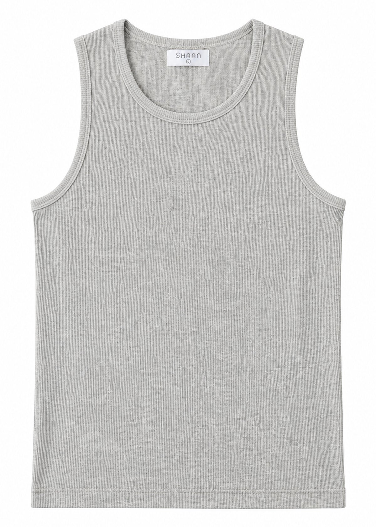 Men’s Ribbed Tank Top - Gray