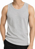 Men’s Ribbed Tank Top - Gray