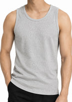 Men’s Ribbed Tank Top - Gray