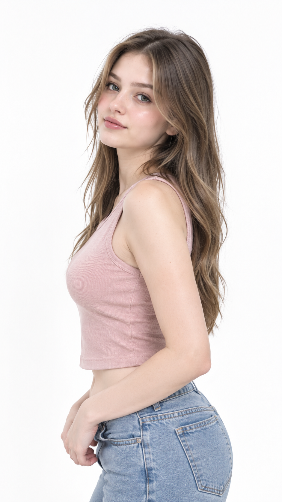 Women’s Ribbed Tank Top - TPink