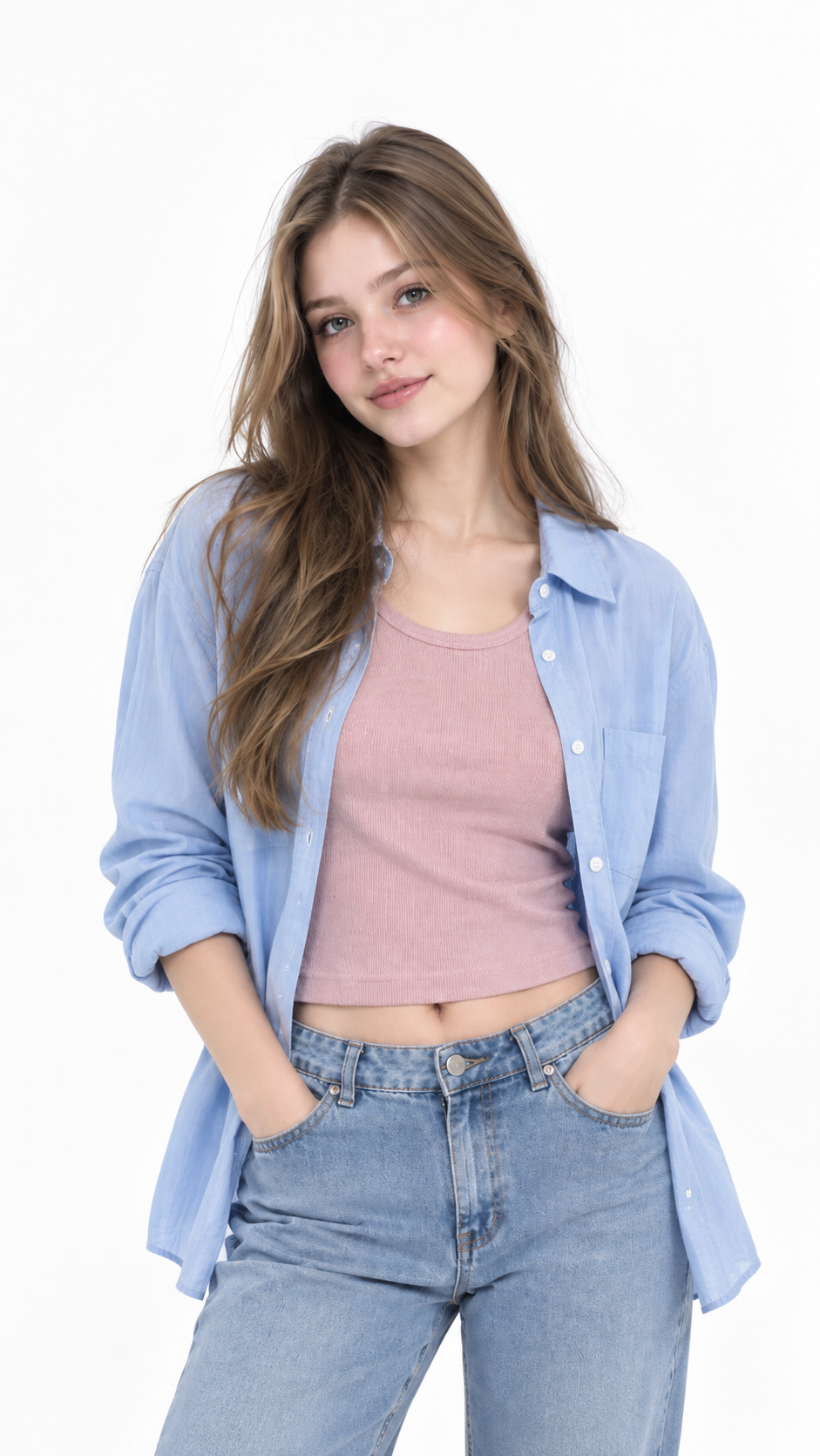 Women’s Ribbed Tank Top - TPink