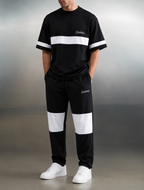 SHAAN Black & White Premium Oversized Tracksuit