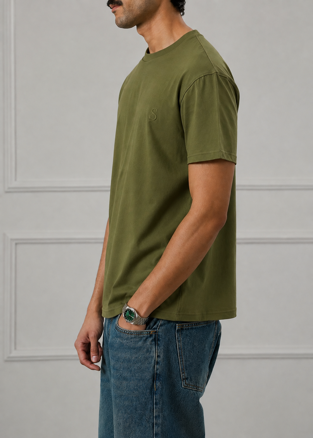 Essential Olive Oversized Tee
