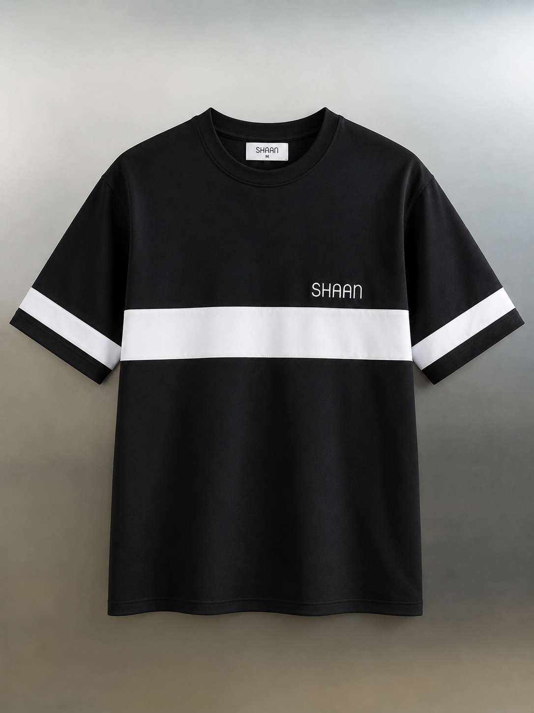 SHAAN Black & White Premium Oversized Tracksuit