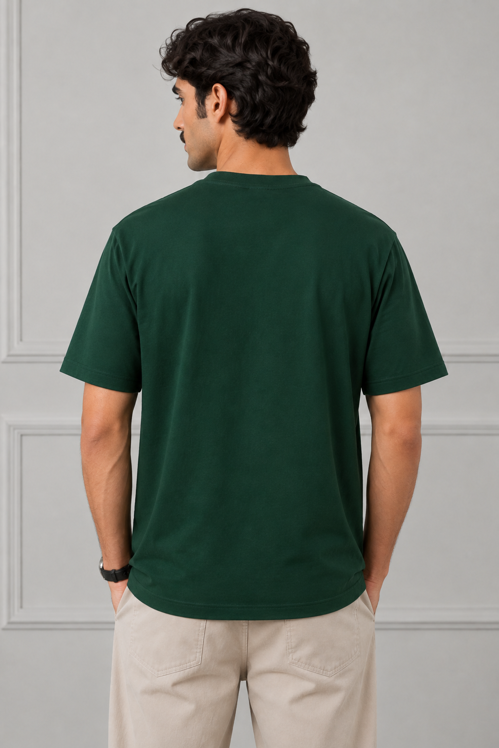 Essential Dark Green Oversized Tee