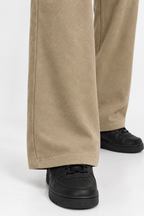 HUMUS Relaxed Fit Textured Wide-Leg Sweatpants